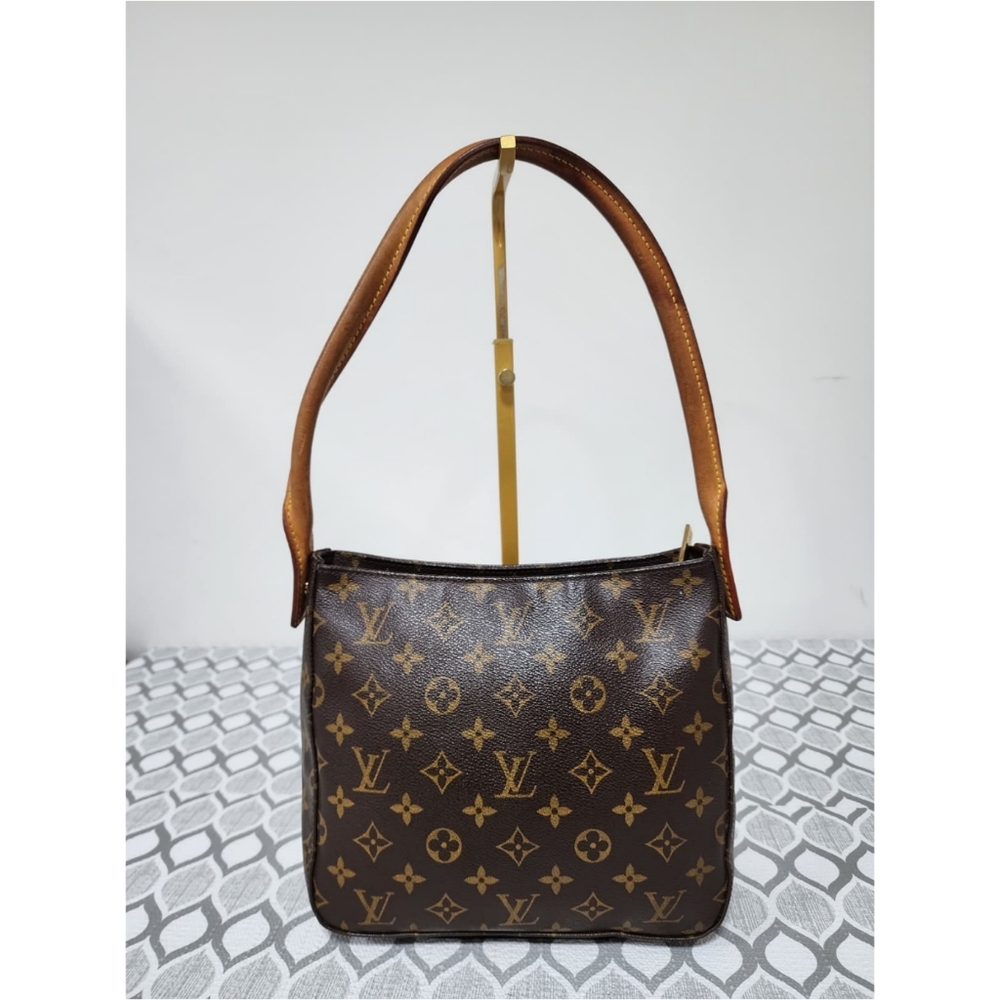 LOUIS VUITTON Monogram Canvas Looping MM Shoulder Bag Brown - Picture 5 of 15